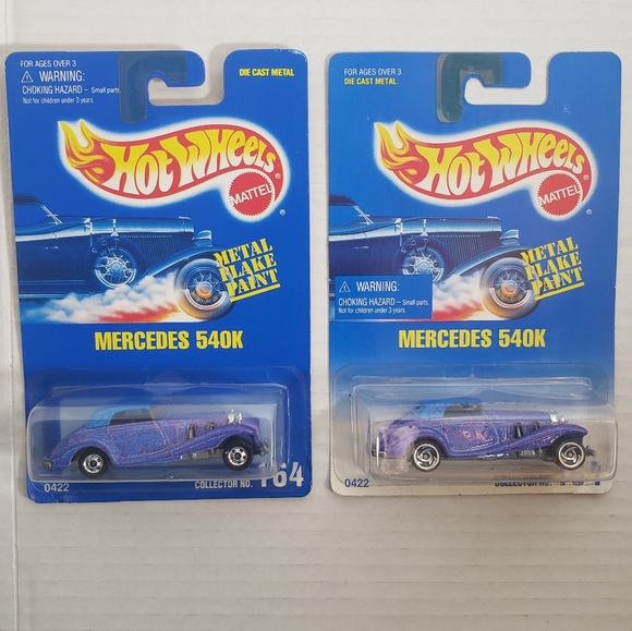 Hot Wheels Mercedes 540K an Classic Caddy, Set of 4 - Picture 2 of 7